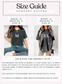 TRUE CRIME JUNKIE GRAPHIC TEE Size chart