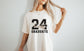 Senior/ Graduate 2024 ivory shirt