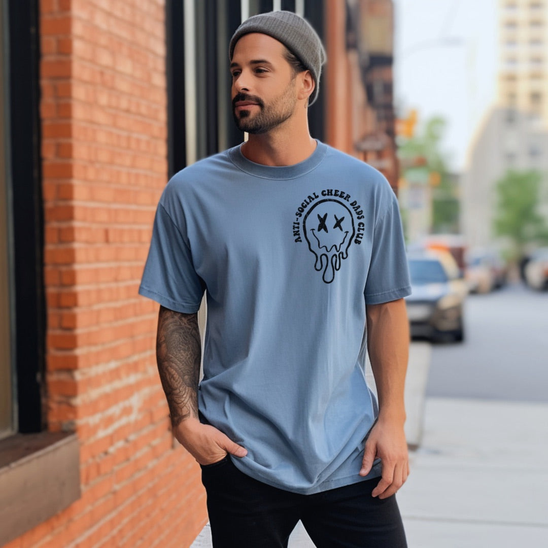 ANTI SOCIAL CHEER DADS CLUB GRAPHIC TEE
