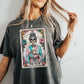 Mom Tarot Card funny skeleton Graphic Tee
