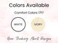 SENIOR VIBES GRAPHIC TEE WITH FRONT AND BACK DESIGN COLOR CHART 2024