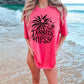 TANNED AND TIPSY OVERSIZED GRAPHIC TEE  HELICONIA