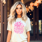 TANNED AND TIPSY OVERSIZED GRAPHIC TEE IVORY