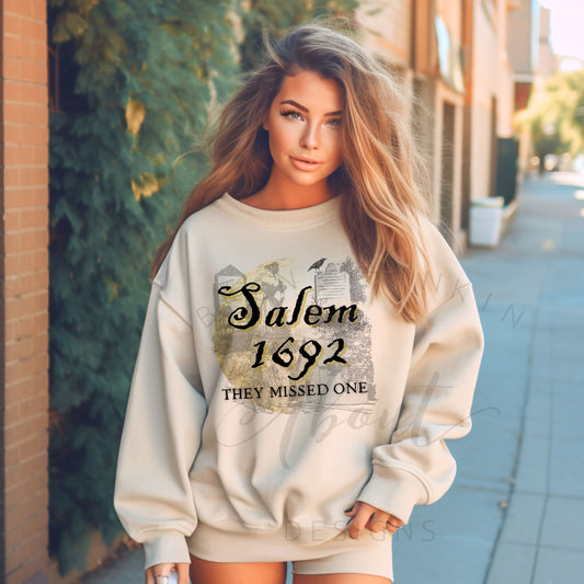 Salem Halloween Missed one Sweatshirt