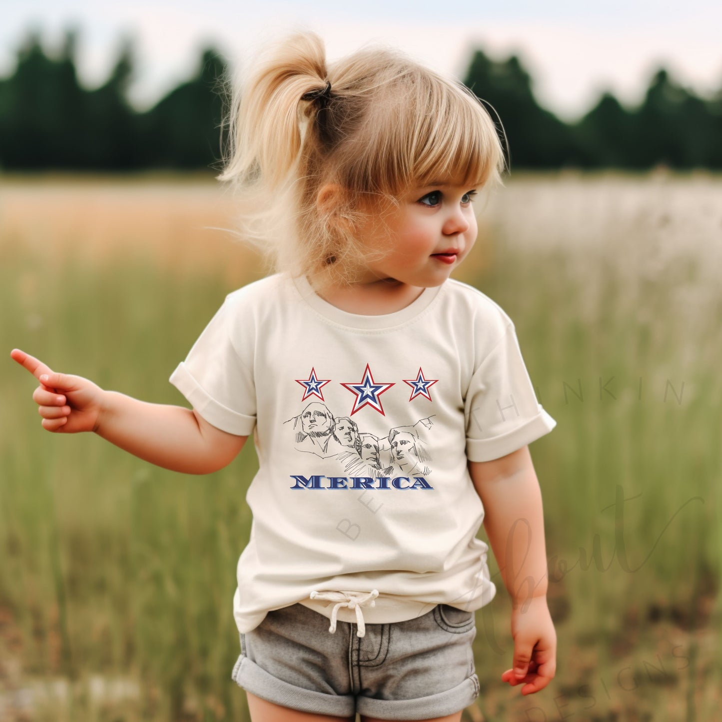 Merica Toddler Graphic Tee