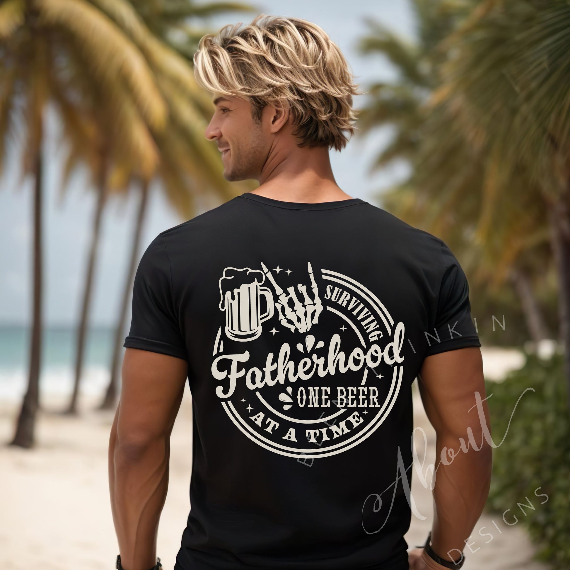 Surviving Fatherhood Unisex Softstyle T-Shirt Black