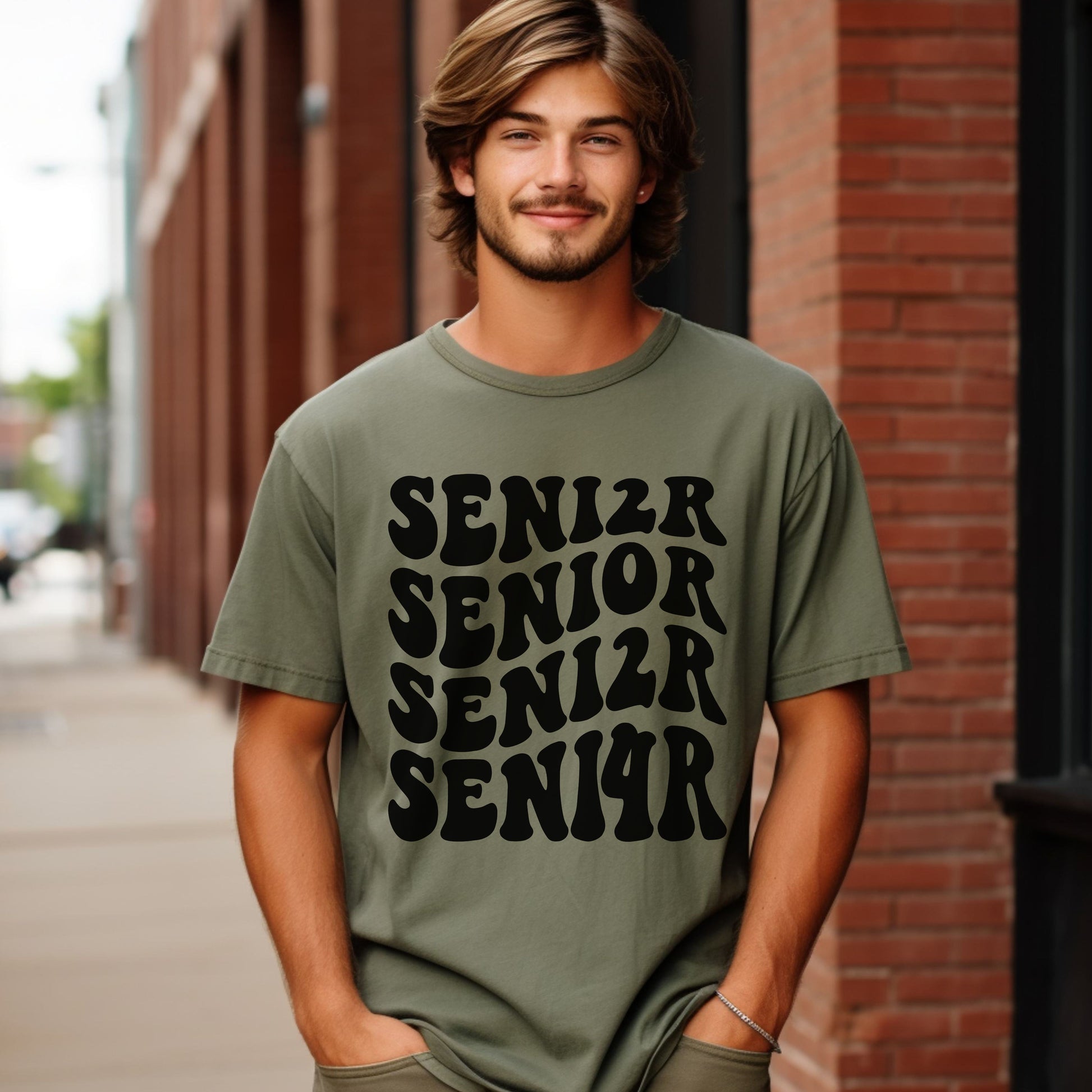 SENIOR 2024 T SHIRT Military Green