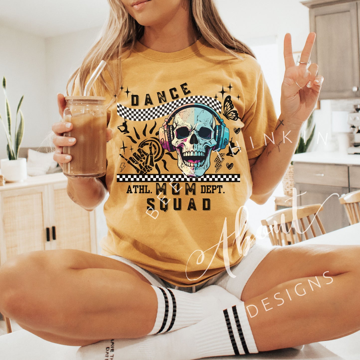 Dance Mom Squad Skull Graphic Tee