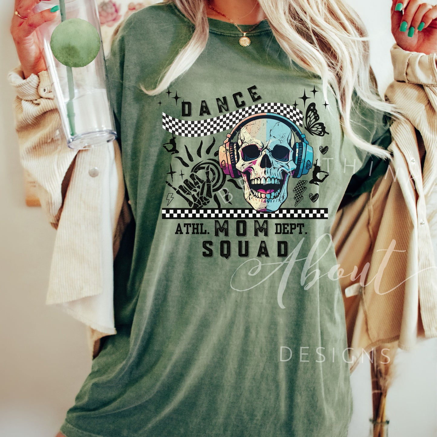 Dance Mom Squad Skull Graphic Tee