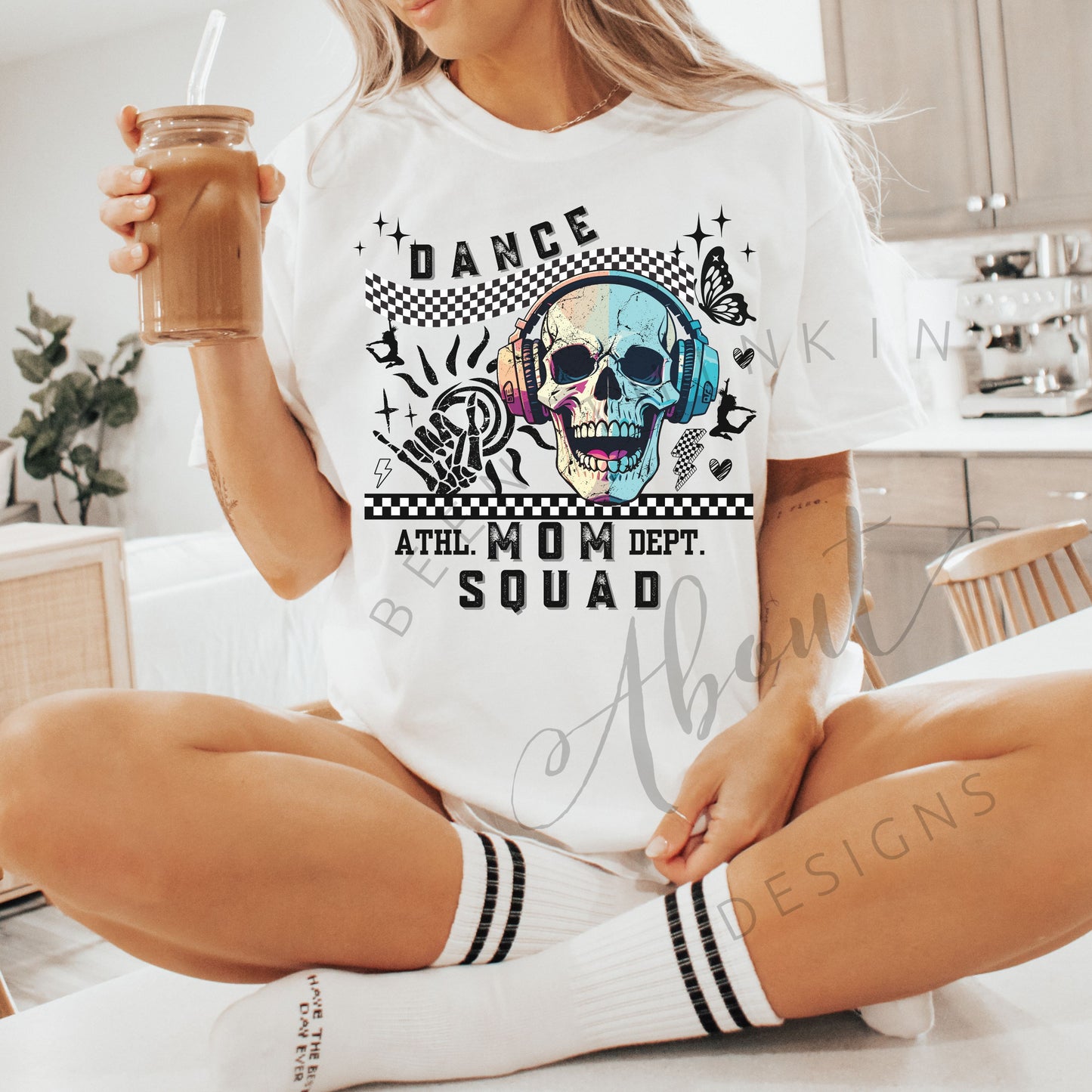 Dance Mom Squad Skull Graphic Tee