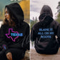 Blame it all on my roots Texas Hoodie Black