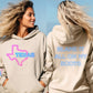 Blame it all on my roots Texas Hoodie Sand
