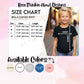 New Country Music Artist T Shirt size and color chart