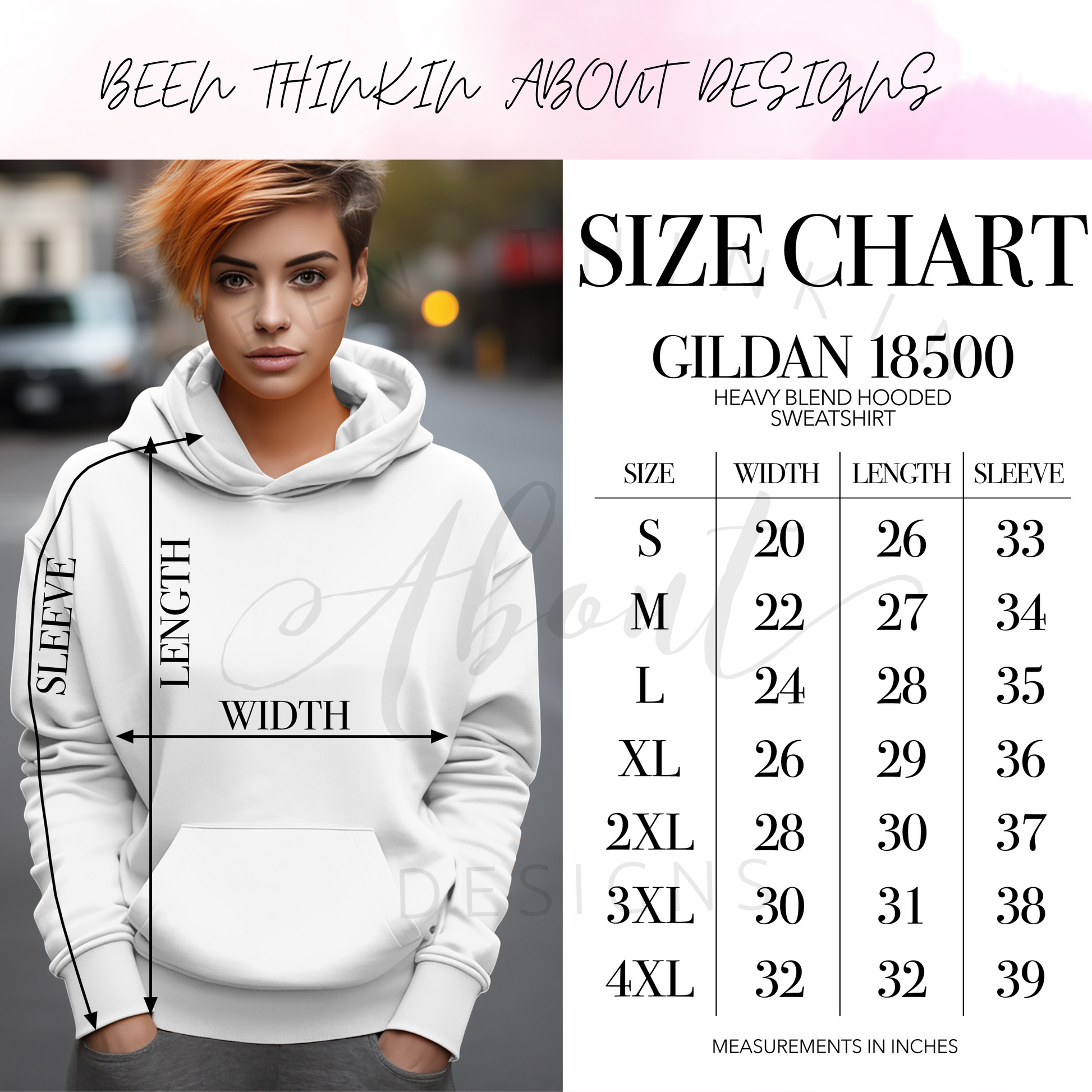 Blame it all on my roots Texas Hoodie Size chart