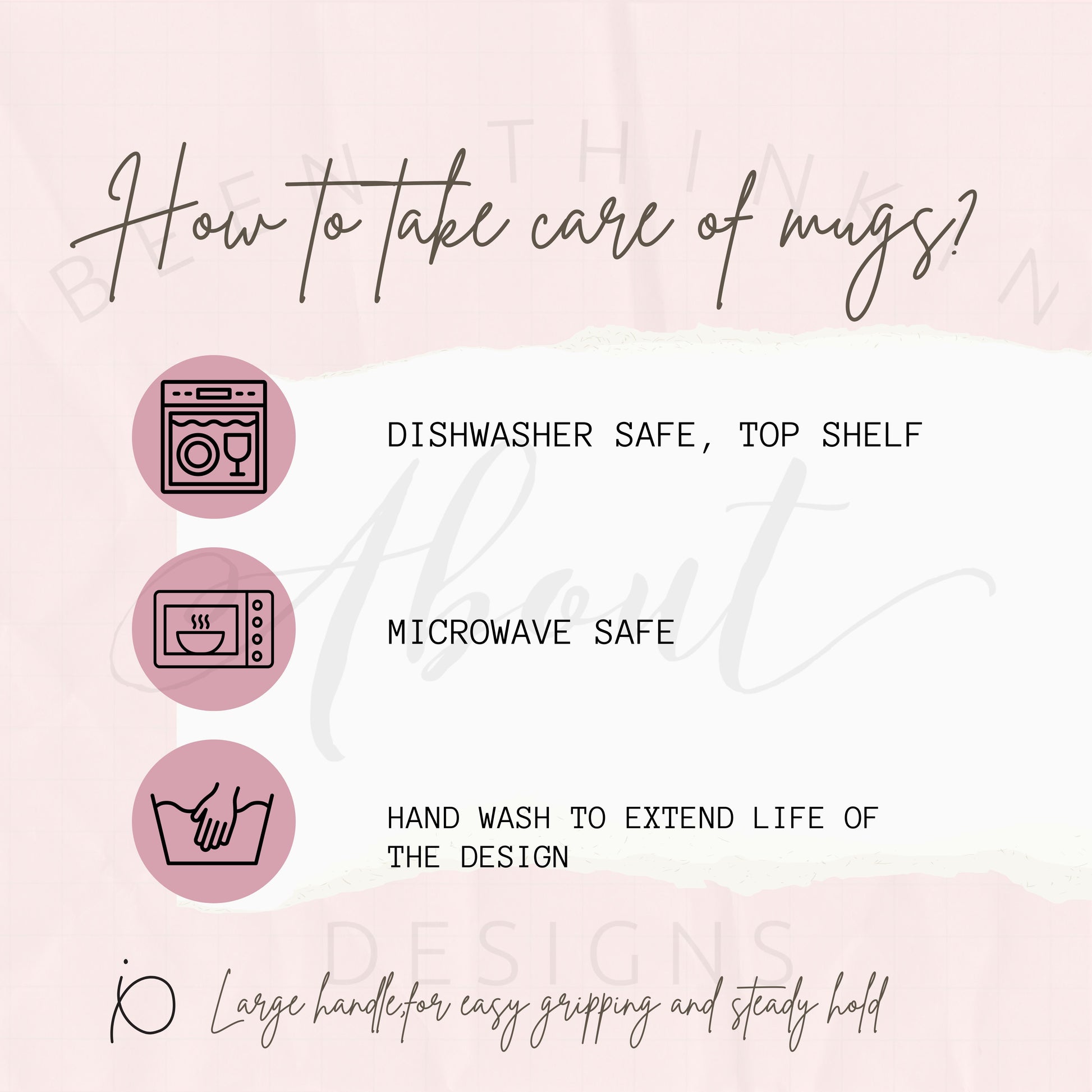 YOU DID NOT WAKE UP TODAY TO BE A PENDEJA COFFEE MUG Care instructions