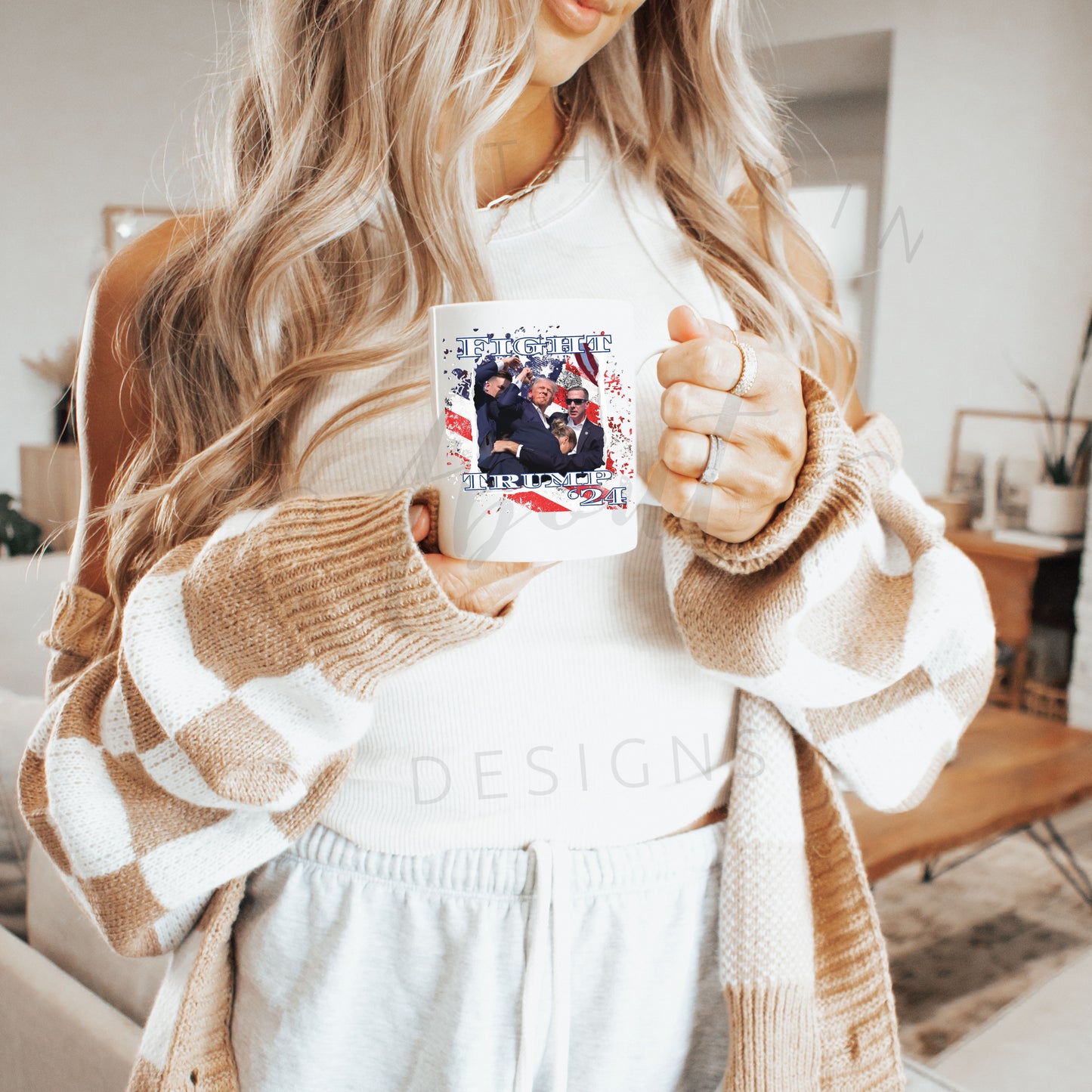 Trump Rally “Fight” Coffee Mug