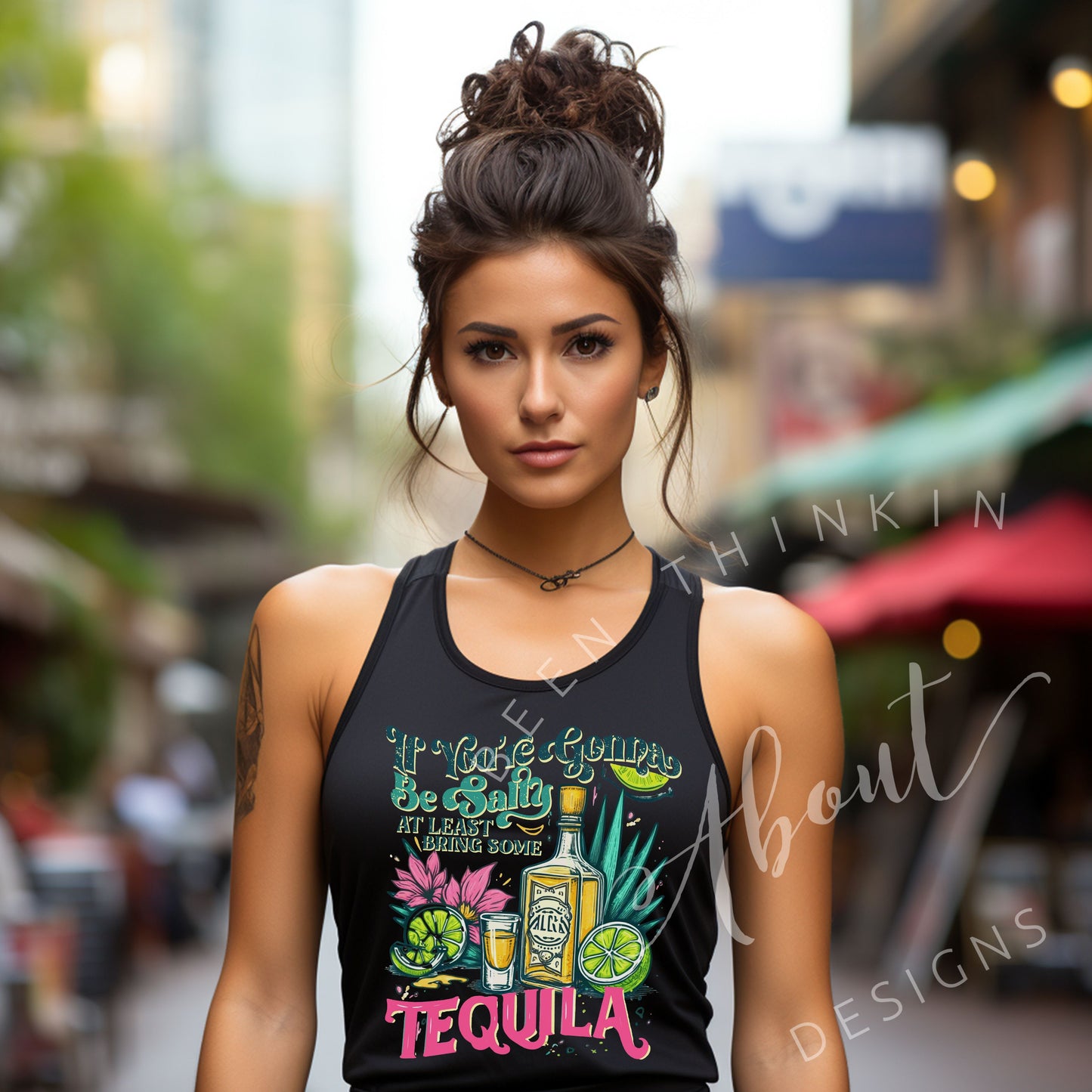 Bring Tequila Racerback Tank