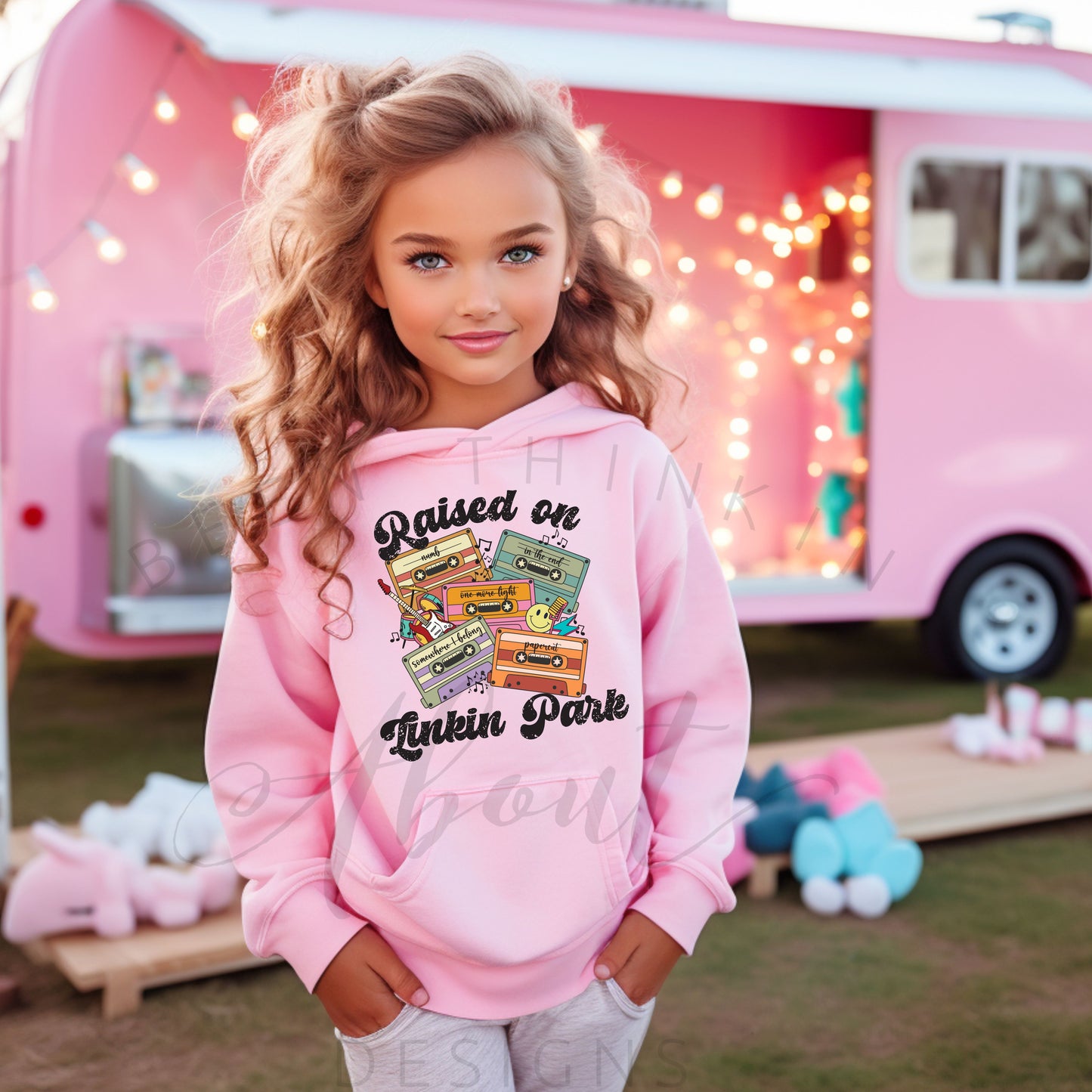 Raised on Linkin Park Kids Hoodie Sweatshirt