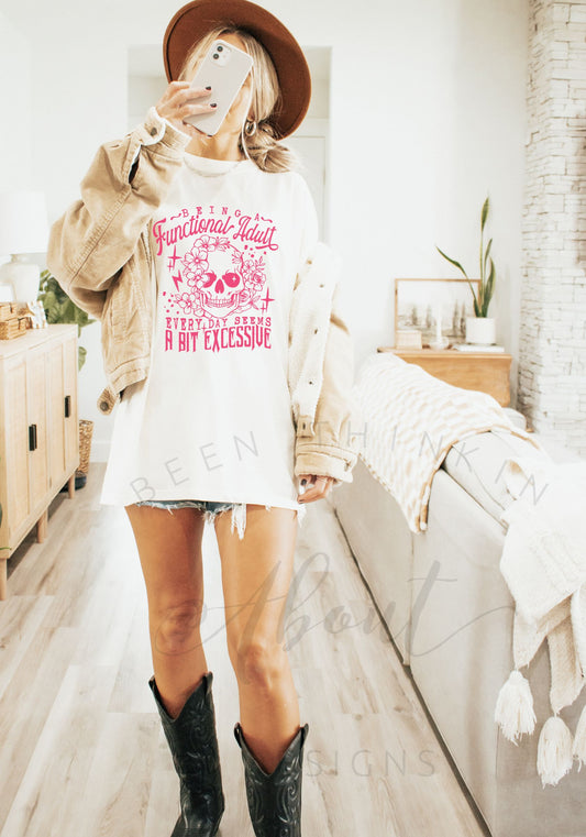 WHITE BEING AN ADULT EVERDAY IS A BIT EXCESSIVE 