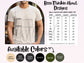DADS WITH BEARDS ARE BETTER  FITTED GRAPHIC TEE COLOR CHART