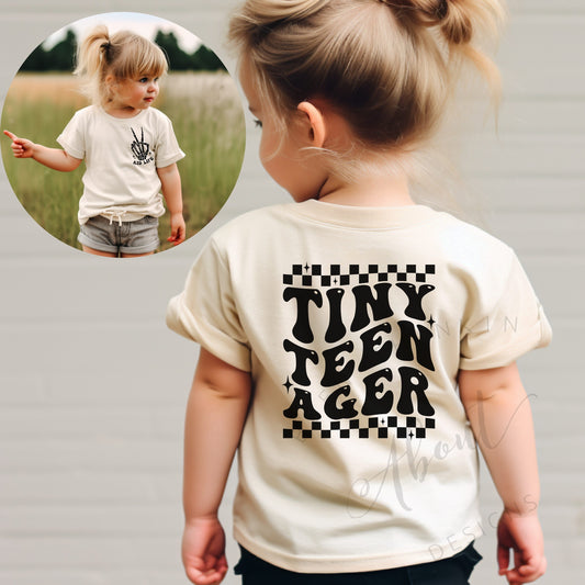 Tiny Teenager Toddler T Shirt